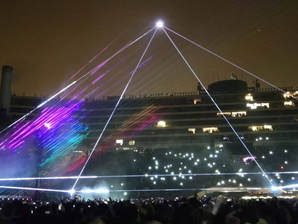  fans en concierto Perú